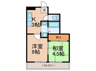 アピタシオン共栄の物件間取画像